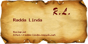 Radda Linda névjegykártya